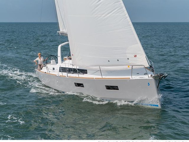 2015 Beneteau Oceanis 38 In Stock Photo